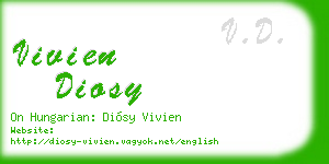 vivien diosy business card